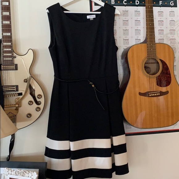 Calvin Klein Dresses & Skirts - Calvin Klein Black & White Dress
